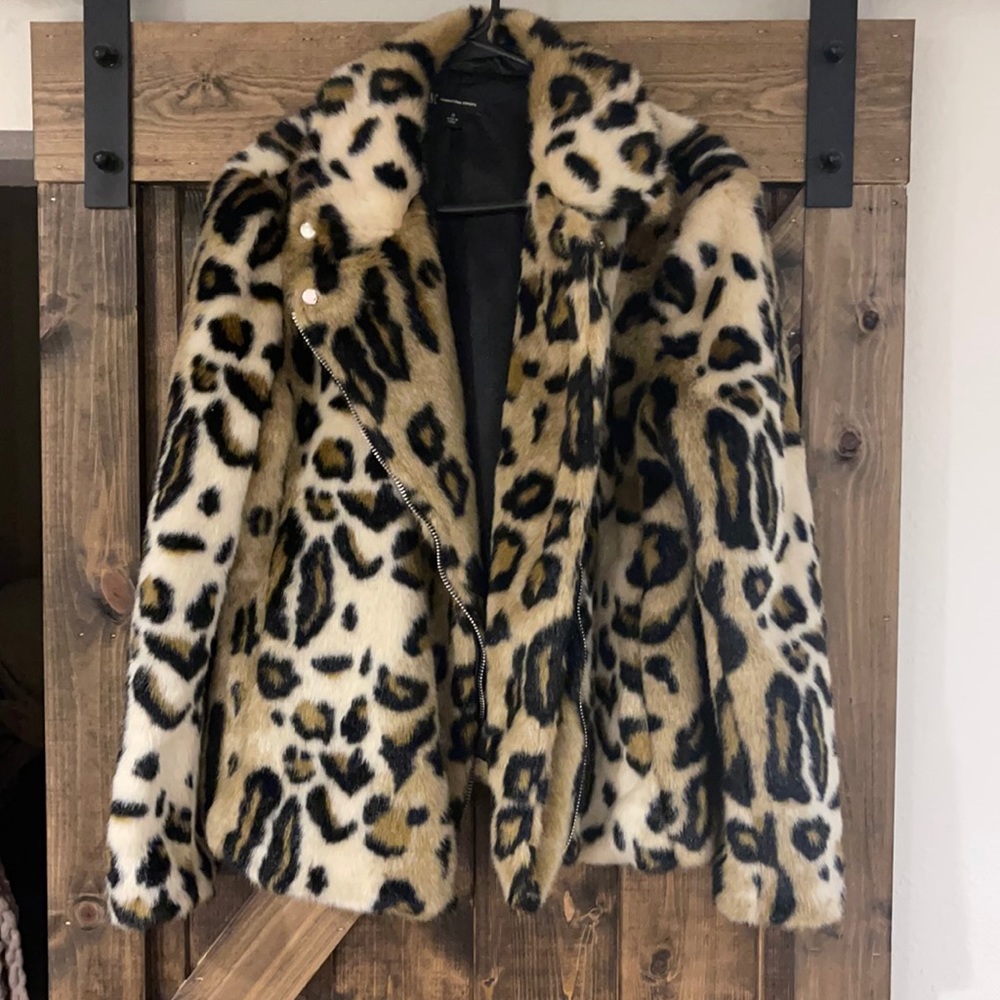 Faux Fur Jacket (XL)